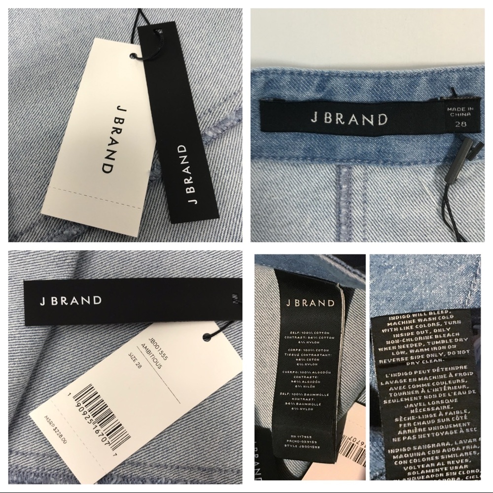 J BRAND Ambitious Denim Mini Skirt Size 28 - Picture 6 of 8